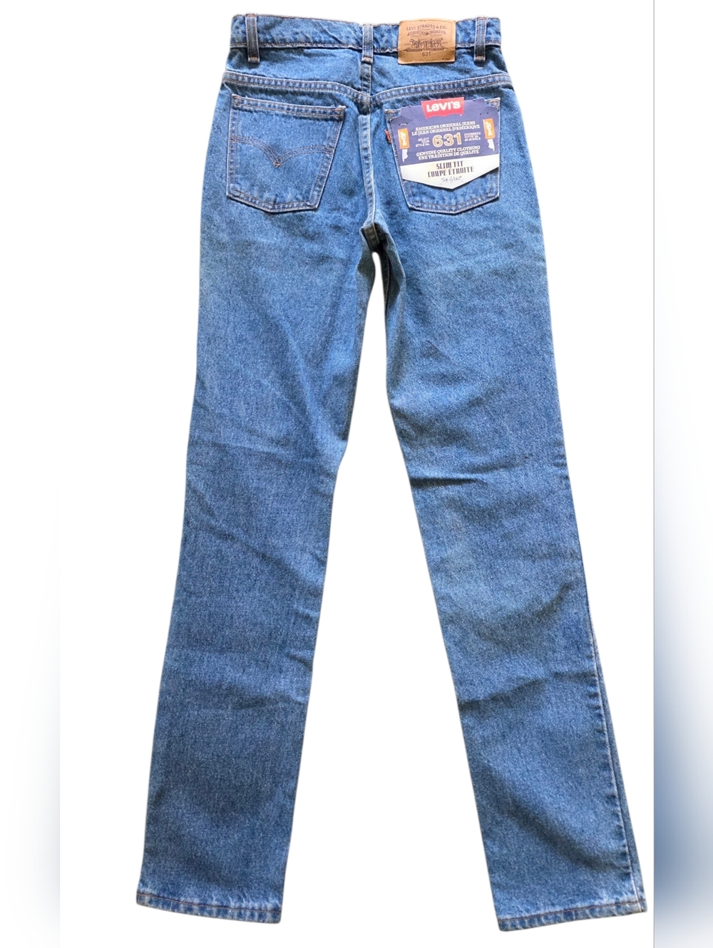Vintage Levi's 631 Slim Fit Orange Tab Deadstock - Picture 3 of 6